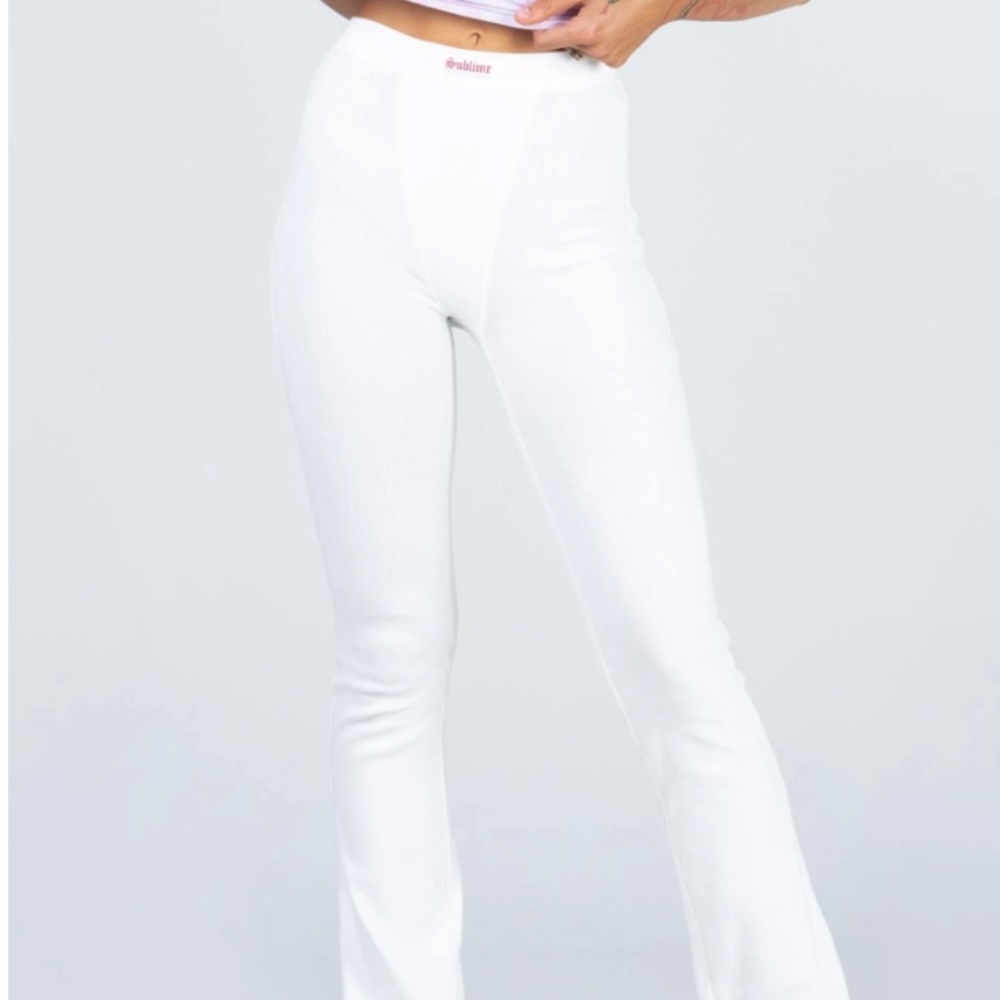 Highrack White Sublime Flares
